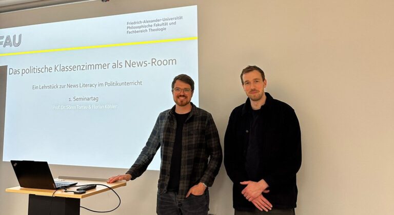 DiSo-SGW: Pilotseminar zur Lehrerfortbildung: Das Klassenzimmer als News Room